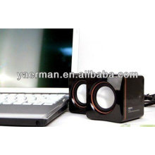 high quality mini computer speaker portable usb pc mp3 mp4 loud speaker black